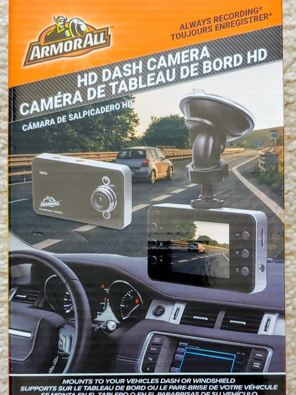 Armor All HD Dash Camera